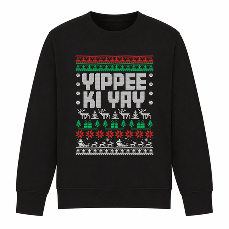 H.D Yippee Ki Yay - Funny Christmas Jumper - Handsome Dans