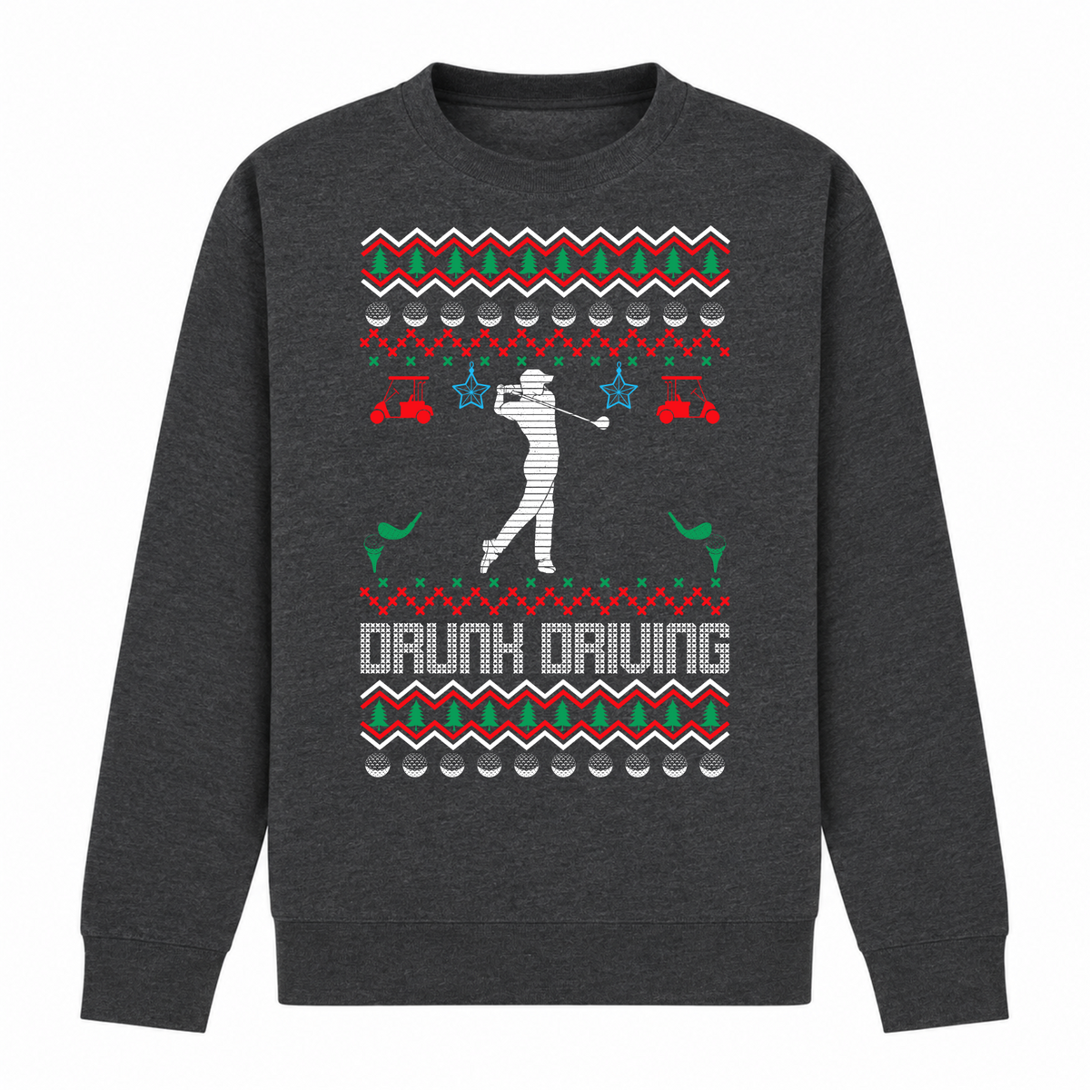 H.D Golfmas - Funny Christmas Jumper