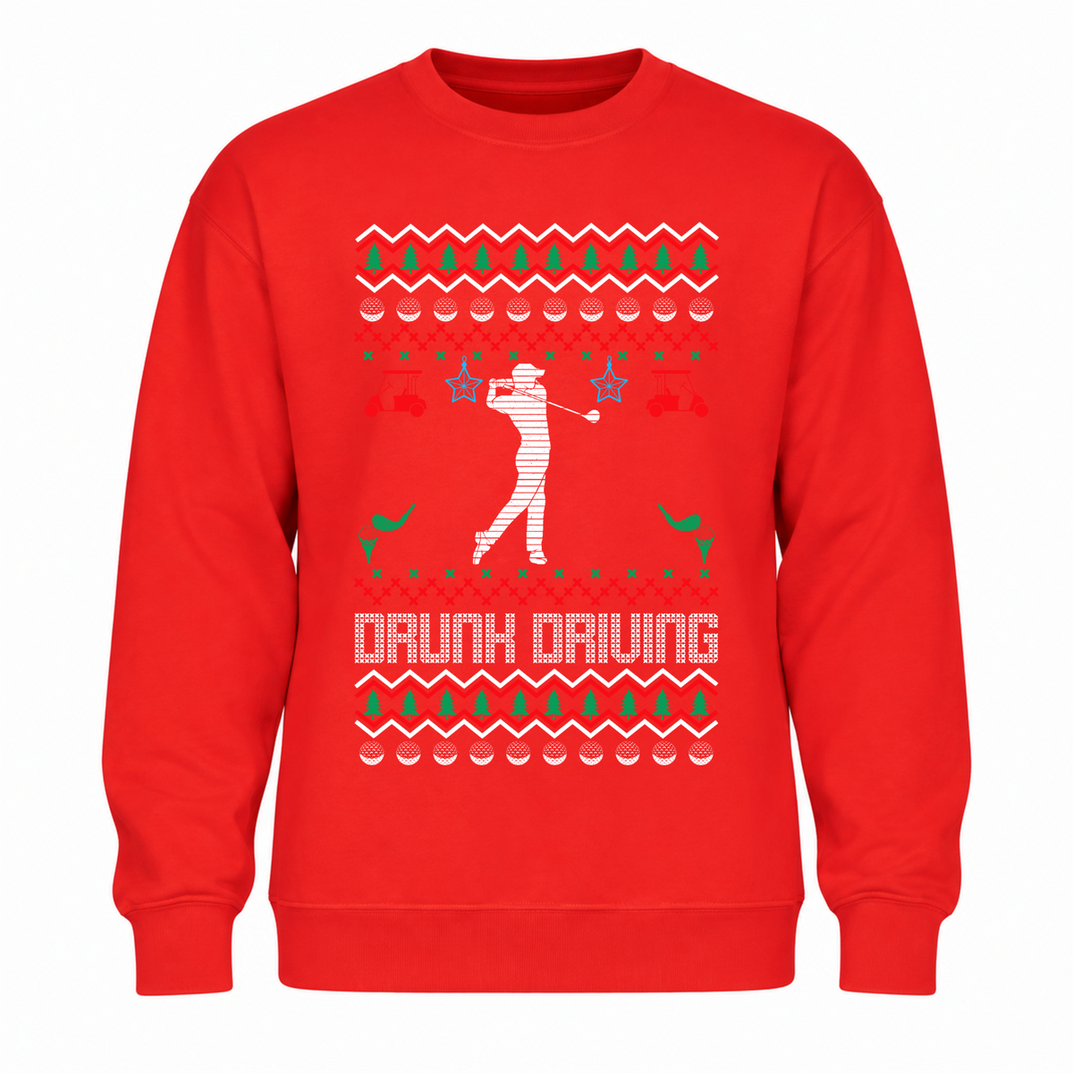 H.D Golfmas - Funny Christmas Jumper
