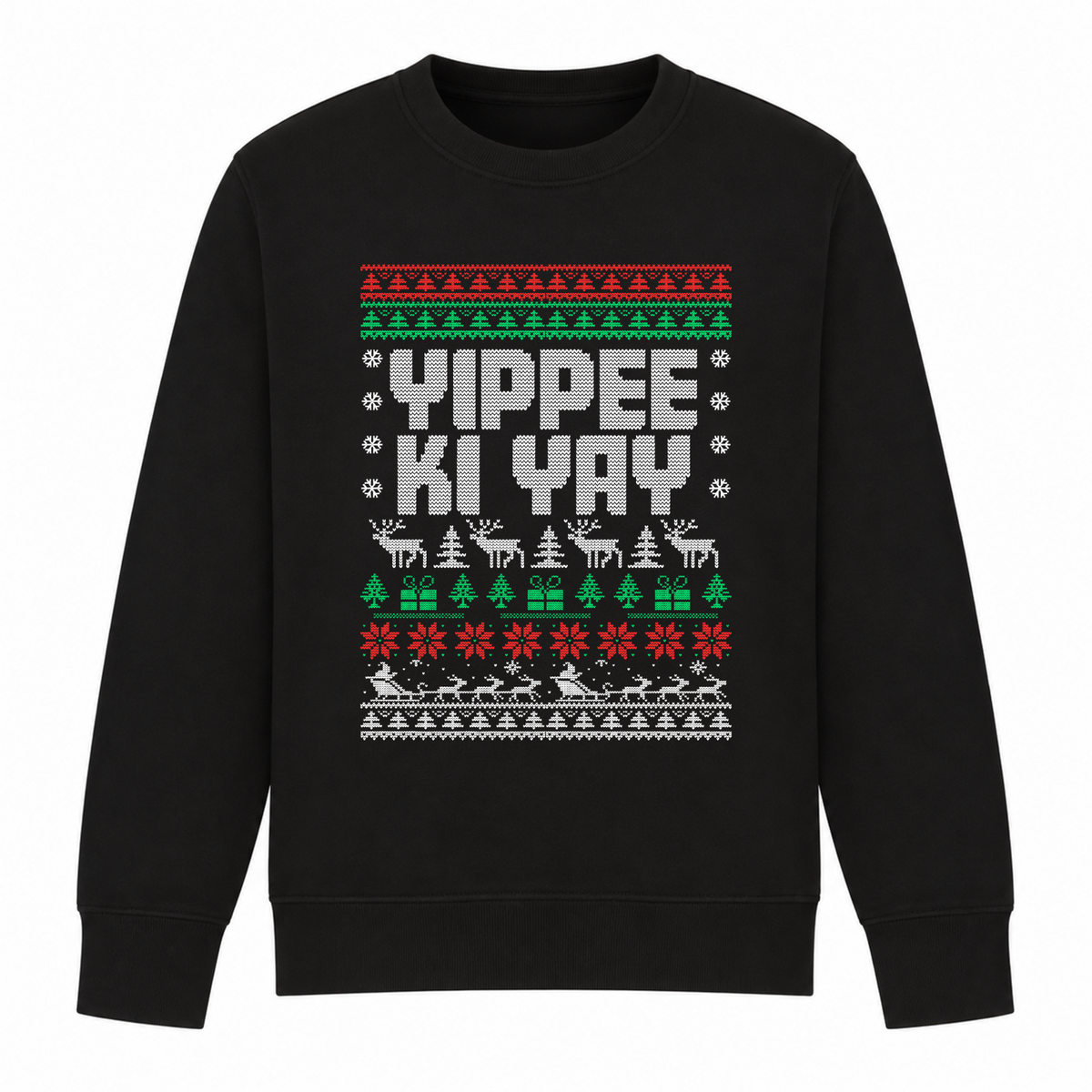 H.D Yippee Ki Yay - Funny Christmas Jumper
