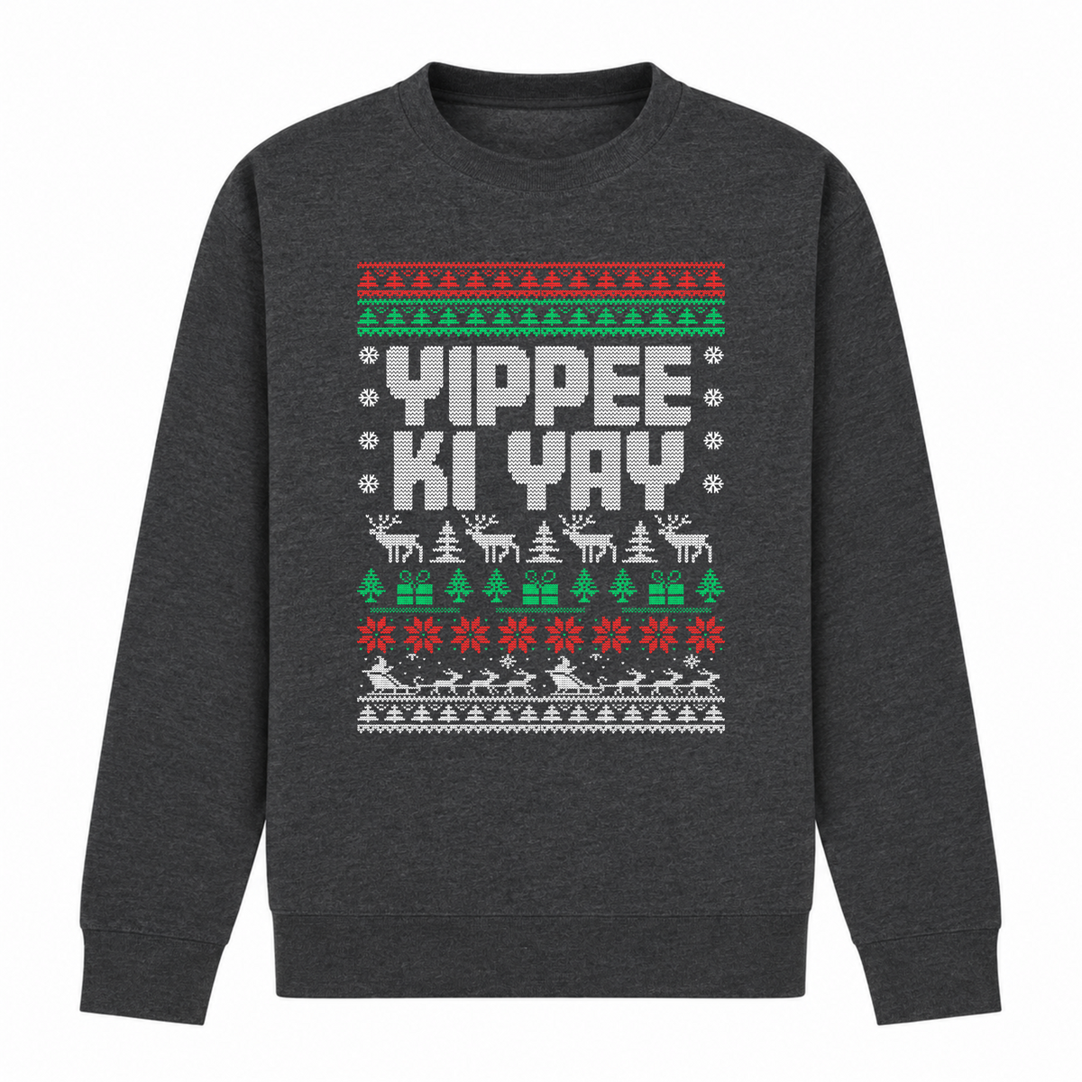 H.D Yippee Ki Yay - Funny Christmas Jumper