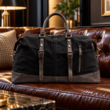 The Hawthorne Waxed Canvas Duffle Bag - Handsome Dans