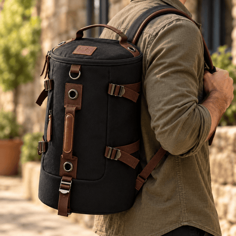 The Hudson Canvas Travel Backpack - Handsome Dans
