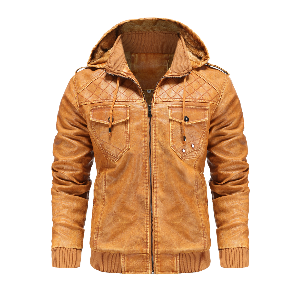 H.D Crypto Leather Jacket
