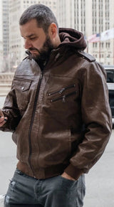 H.D Anarchy Leather Jacket - Handsome Dans