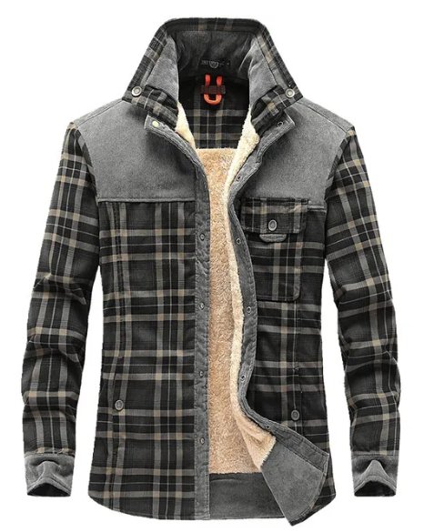 Mens plaid jacket discount uk