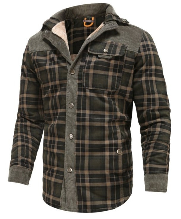 Flannel jacket clearance green