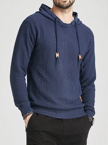 Mens sweater with on sale hood